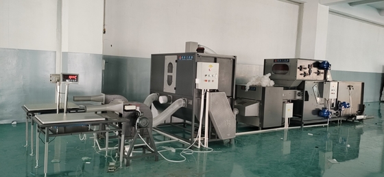 Πιστοποίηση CE γεμίζοντας μηχανών μαξιλαριών ινών ανοιχτηριών δεμάτων ινών πολυεστέρα